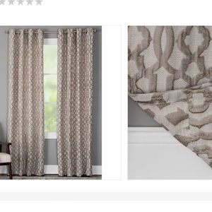 Natco
Holland 50 in. W x 95 in. L Polyester Room Darkening Window Panel in Taupe